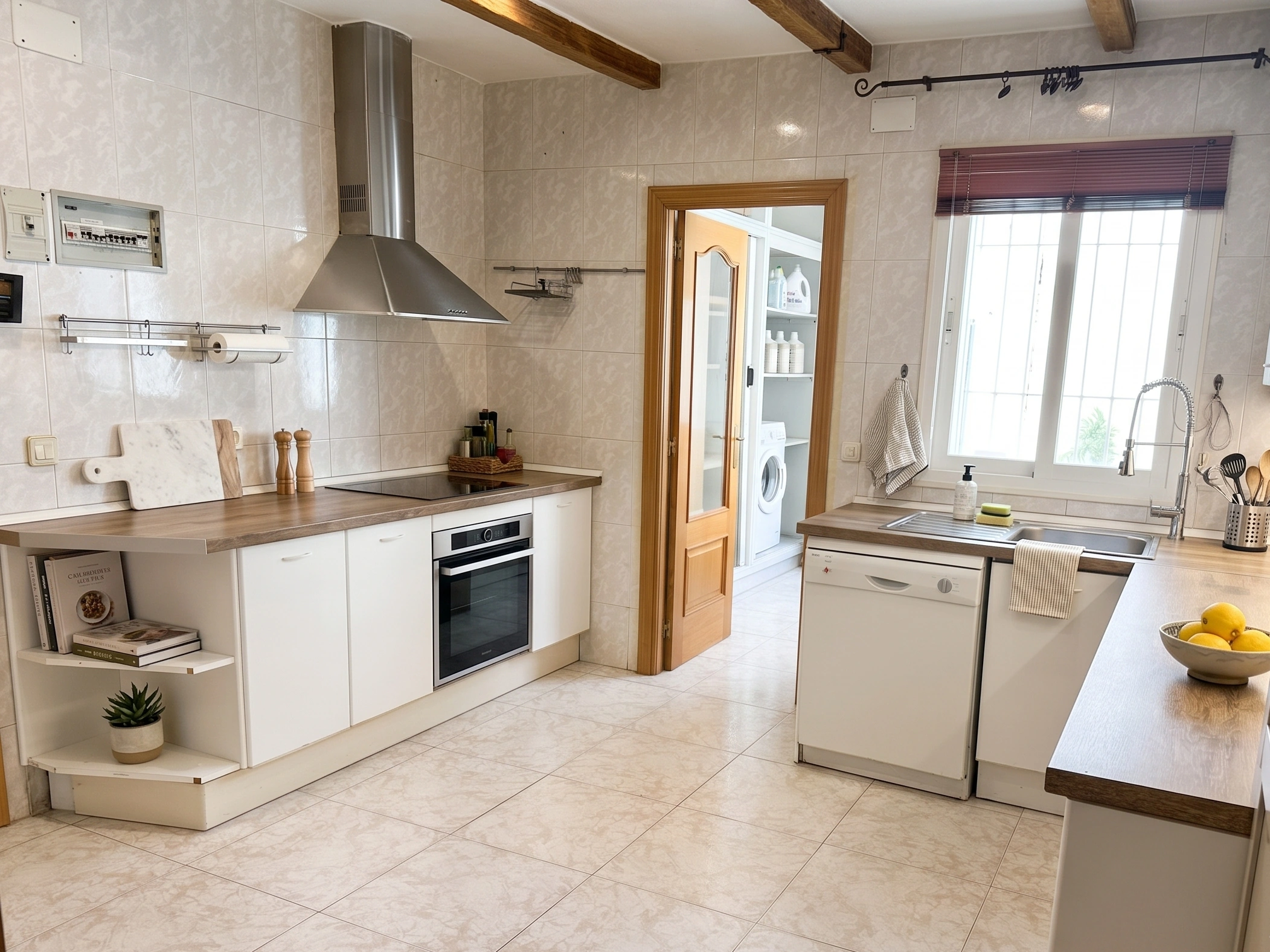 Cocina luminosa