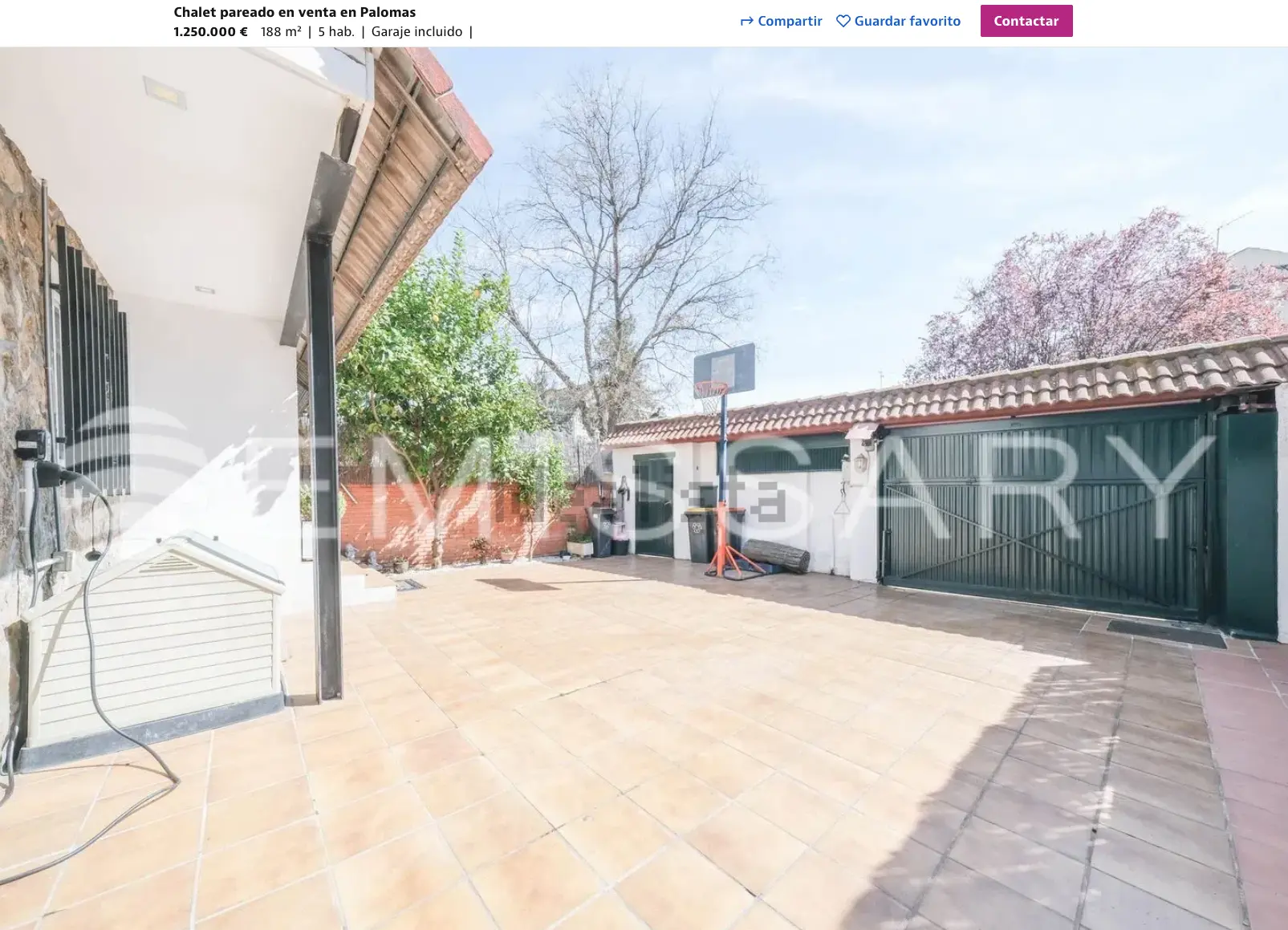 Vivienda anunciada en Palomas